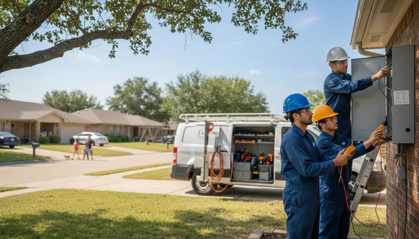 Certified electrician providing emergency electrical services in Walton, IN